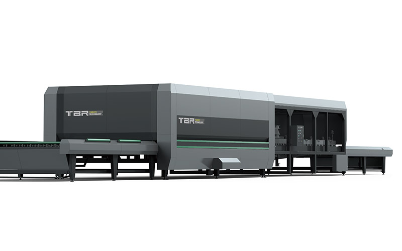 Flat Glass Tempering Furnace with Air Compression&Pass Section