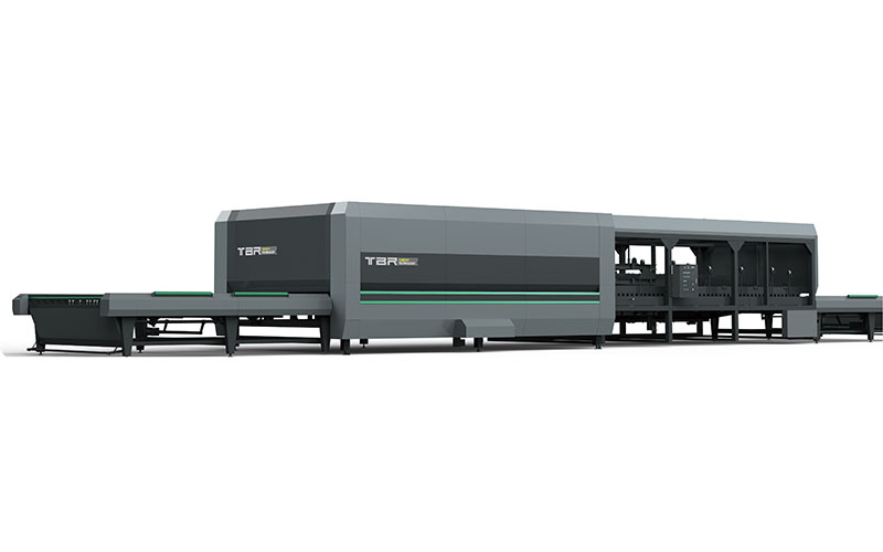 Flat Glass Tempering Furnace With Pass Section